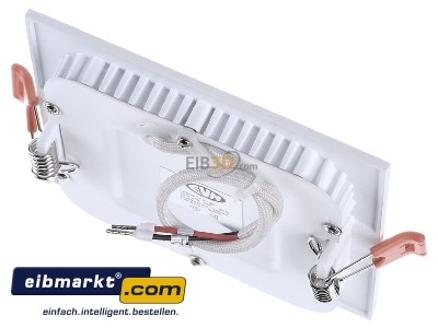Ansicht oben hinten EVN Lichttechnik LP QW 123540 LED Einbau Panel ws 9W 4000K 120x120mm 