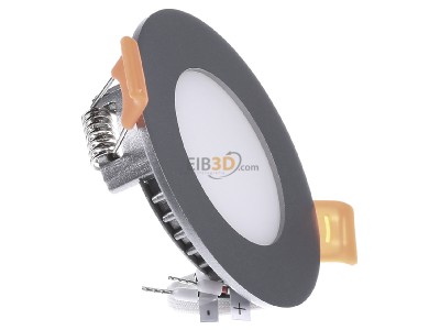 Ansicht links EVN LP R 083502 LED Einbau Panel si 5W 3000K 85mm rd. 