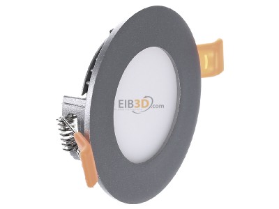 Ansicht oben links EVN LP R 083502 LED Einbau Panel si 5W 3000K 85mm rd. 