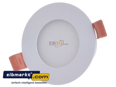 Frontansicht EVN Lichttechnik LP RW 083502 LED Einbau Panel ws 4W 3000K 85mm rd. 