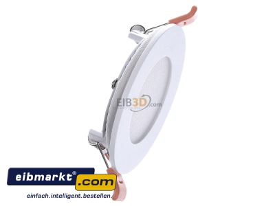 Ansicht oben links EVN Lichttechnik LP RW 083502 LED Einbau Panel ws 4W 3000K 85mm rd. 