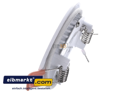 Ansicht oben rechts EVN Lichttechnik LP RW 083502 LED Einbau Panel ws 4W 3000K 85mm rd. 