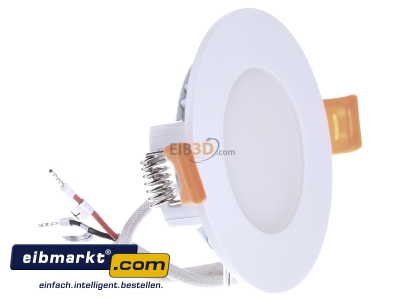 Ansicht links EVN Lichttechnik LPRW083540 LED Einbau Panel ws 4W 4000K 85mm rd. LP RW 083540