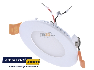 Ansicht oben vorne EVN Lichttechnik LPRW083540 LED Einbau Panel ws 4W 4000K 85mm rd. LP RW 083540