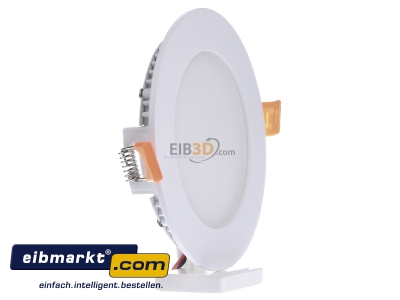 Ansicht links EVN Lichttechnik LPRW123502 LED Einbau Panel ws 9W 3000K 120mm rd. LP RW 123502
