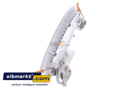 Ansicht oben rechts EVN Lichttechnik LPRW123502 LED Einbau Panel ws 9W 3000K 120mm rd. LP RW 123502