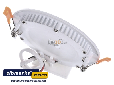 Ansicht oben hinten EVN Lichttechnik LPRW123502 LED Einbau Panel ws 9W 3000K 120mm rd. LP RW 123502