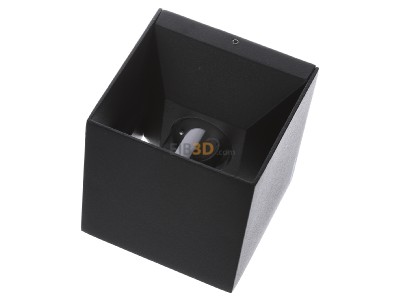 Ansicht oben vorne Brumberg 60025183 LED-Wandaufbauleuchte 3000K 230V schwarz 