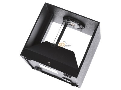 Ansicht oben hinten Brumberg 60025183 LED-Wandaufbauleuchte 3000K 230V schwarz 