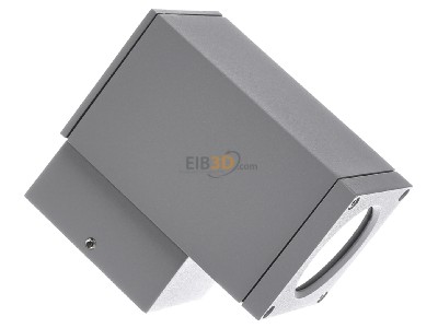Ansicht links EVN 484015N alu Wandanbauleuchte GU10 1-flg.IP54 
