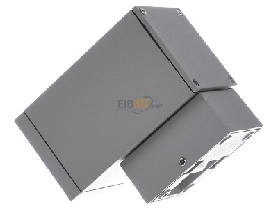 Ansicht rechts EVN 484015N alu Wandanbauleuchte GU10 1-flg.IP54 