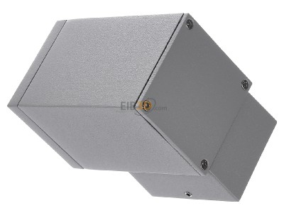 Ansicht oben rechts EVN 484015N alu Wandanbauleuchte GU10 1-flg.IP54 