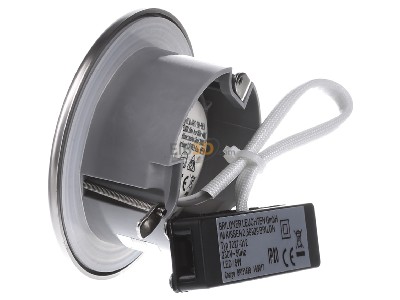 Ansicht rechts Briloner 7227-012 LED-Einbauspot IP65 nickel-matt 