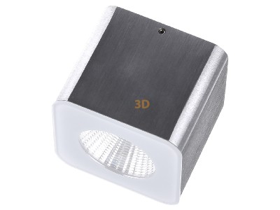Ansicht oben vorne Helestra Leuchten 15/1552.26 LED-Deckenleuchte 2800K alu-mt 