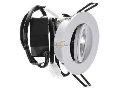 Ansicht oben links EVN PC20N60127 P-LED Deckeneinbauleuchte ws 350mA 2700K 575lm 