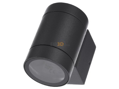 Frontansicht EVN 637116N Wandanbauleuchte 1flg.anth IP54 GU10 220-240V 