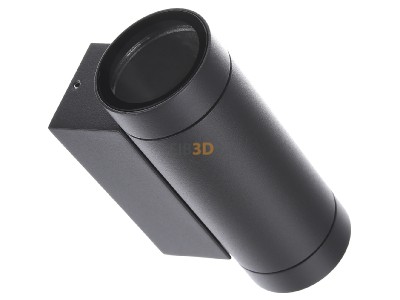 Ansicht oben links EVN 637216N Wandanbauleuchte 2flg.anth IP54 GU10 220-240V 
