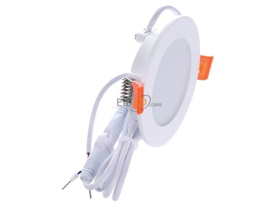 Ansicht oben links EVN LR44083540 LED-Einbaupanel rund 4000K IP44 350mA ws 