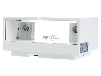 Frontansicht Konstsmide 7877-250 LED-Wandleuchte alu/weiss lackiert 
