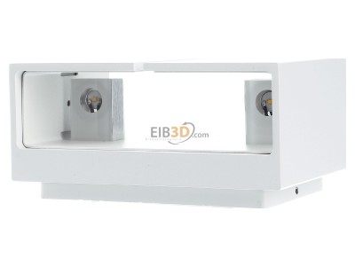 Ansicht hinten Konstsmide 7877-250 LED-Wandleuchte alu/weiss lackiert 