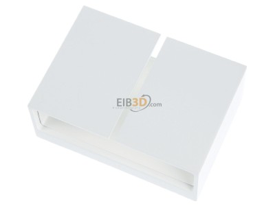 Ansicht oben hinten Konstsmide 7877-250 LED-Wandleuchte alu/weiss lackiert 