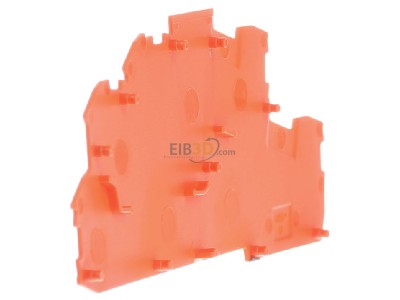 Ansicht rechts WAGO 2003-6692 Abschlussplatte orange 