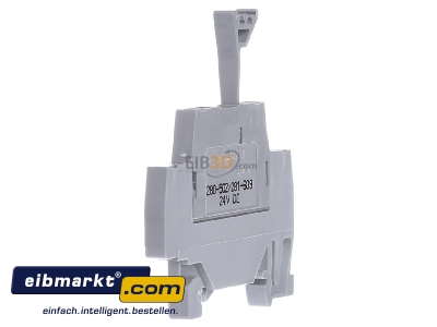 Ansicht rechts WAGO Kontakttechnik 280-502/281-609 Klemme 24V DC 5mm 
