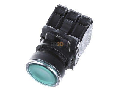 Ansicht oben vorne Schneider Electric XB5AW33G5 Leuchtdrucktaster, grn o. Rastung 1S+1 
