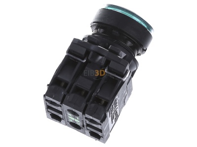 Ansicht oben hinten Schneider Electric XB5AW33G5 Leuchtdrucktaster, grn o. Rastung 1S+1 