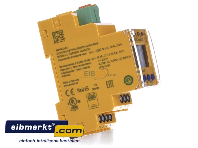 View on the left Bender RCMA423-D-1 DC/AC Residual current relay - 
