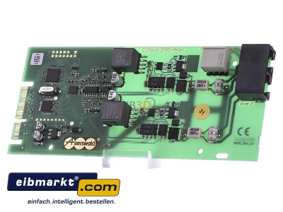 Front view Auerswald COMpact 2FXO-Modul Module for telephone system
