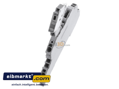Ansicht oben links WAGO Kontakttechnik 2002-2611/1000-541 Dreistocksicherheitsklemme 5x20mm 