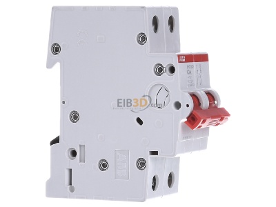 View on the left ABB SHD202/63 Switch for distribution board 
