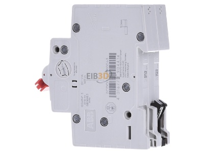 View on the right ABB SHD202/63 Switch for distribution board 
