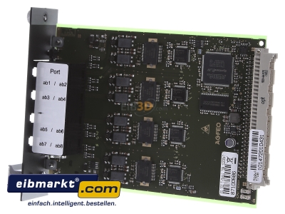 Ansicht rechts Agfeo Modul T-708 Erweiterung 8 analoge Anschlsse 