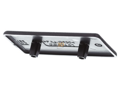 Ansicht hinten Item 0.0.026.02 Abdeckkappe 80x40 schwarz 