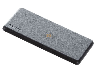 Ansicht oben hinten Item 0.0.026.02 Abdeckkappe 80x40 schwarz 