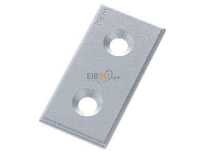 Ansicht oben vorne Item 0.0.666.35 Lasche wei�aluminium 