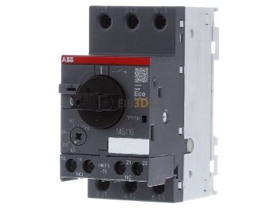Front view ABB MS116-10-HKF1-11 Motor protection circuit-breaker 10A 
