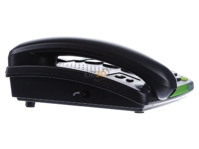 View on the left IVS doroPhoneEasy312cssw Analogue telephone with cord black 
