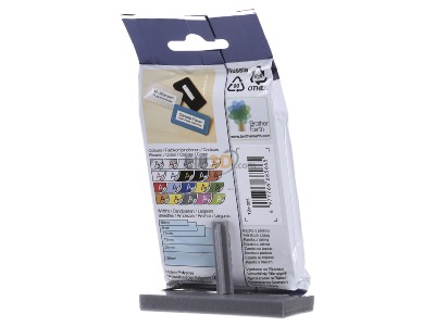 Ansicht hinten Brother TZe-325 Schriftbandkassette BF.schwarz/DF.wei 