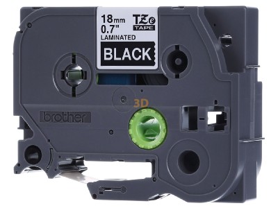 Frontansicht Brother TZe-345 Schriftbandkassette BF.schwarz/DF.wei 