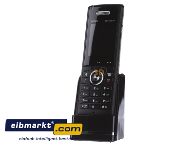 Front view Agfeo DECT 60 IP sw Cordless telephone black - 
