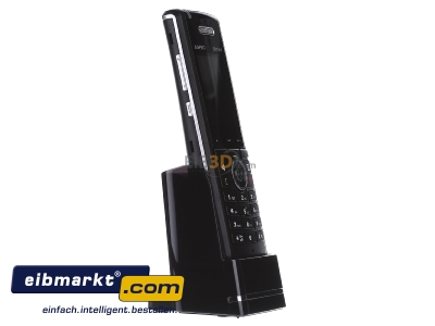 Ansicht links Agfeo DECT 60 IP sw Systemtelefon schnurlos 