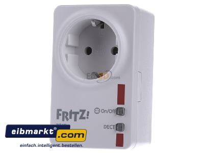Frontansicht AVM Computersysteme Fritz!DECT 200 Steckdose intelligent 