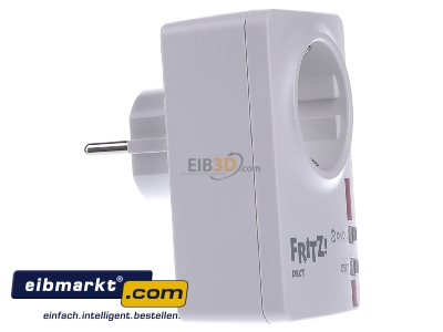 Ansicht links AVM Computersysteme Fritz!DECT 200 Steckdose intelligent 