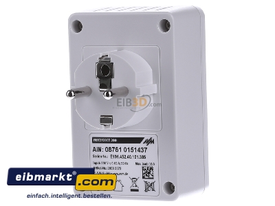 Ansicht hinten AVM Computersysteme Fritz!DECT 200 Steckdose intelligent 