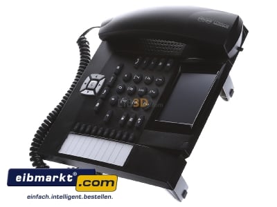 View top right Auerswald COMfortel 1400 IP sw VoIP telephone black
