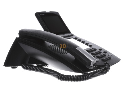 Ansicht links Agfeo ST 45 IP sw Systemtelefon VoIP schwarz 