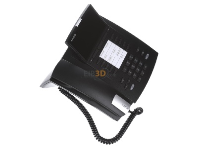 Ansicht oben links Agfeo ST 45 IP sw Systemtelefon VoIP schwarz 